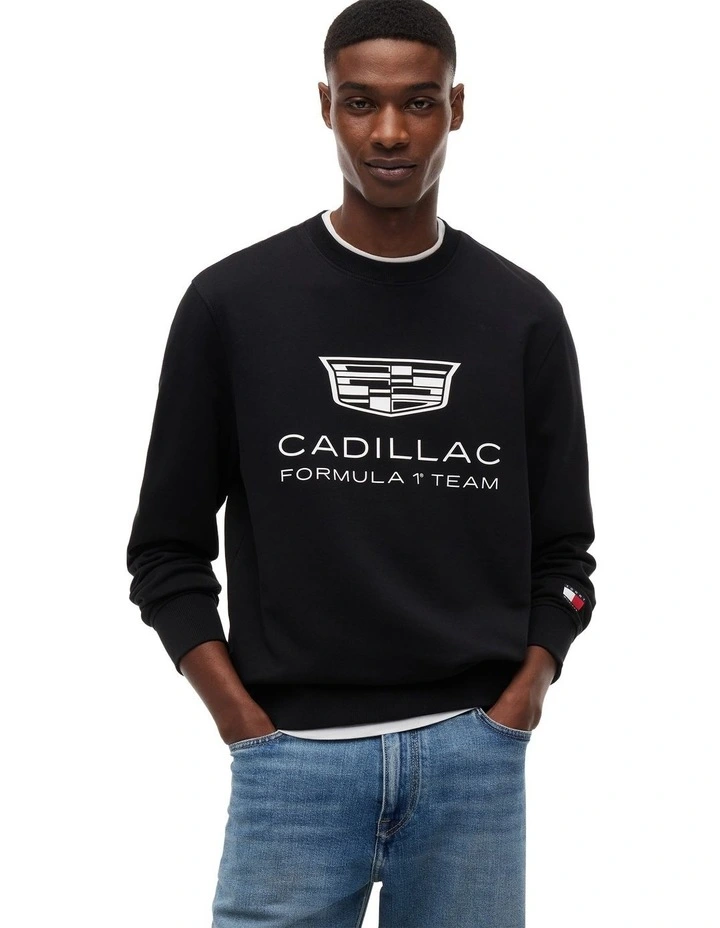 Cadillac Formula 1 Team Logo Sweatshirt in Black image 1