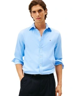 TH Flex Regular Fit Flannel Shirt in Blue