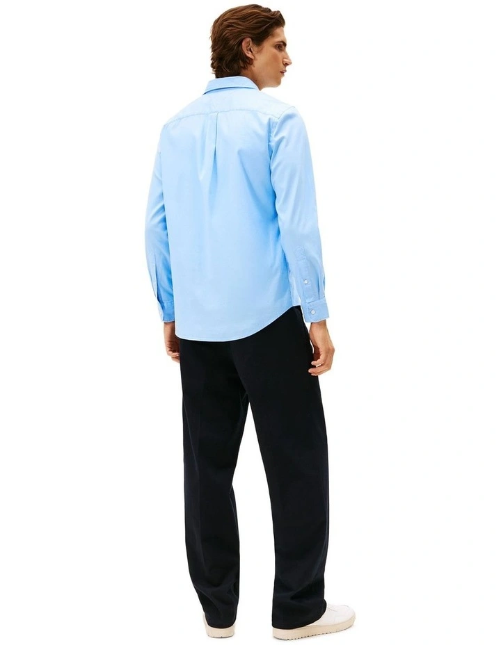 TH Flex Regular Fit Flannel Shirt in Blue image 3