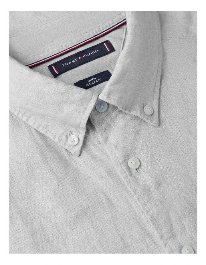Pigment Linen Shirt in Blue image 5