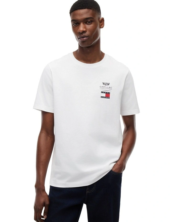Cadillac Formula 1 Team Logo T-shirt in White image 2