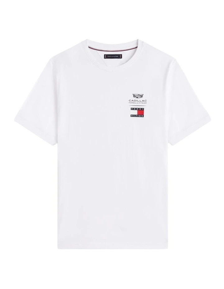 Cadillac Formula 1 Team Logo T-shirt in White image 7
