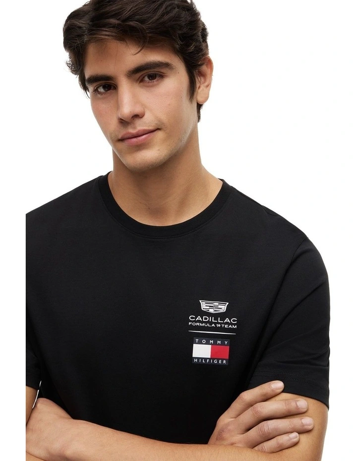 Cadillac Formula 1 Team Logo T-shirt in Black image 1