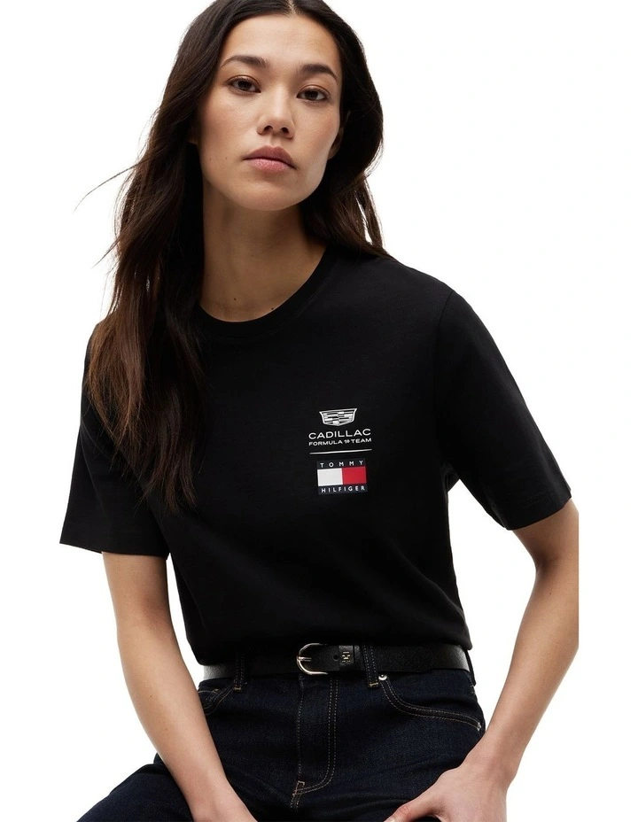 Cadillac Formula 1 Team Logo T-shirt in Black image 4