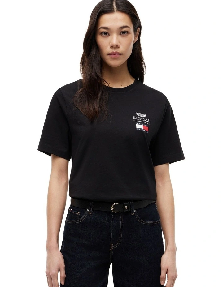 Cadillac Formula 1 Team Logo T-shirt in Black image 5