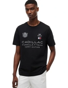 Cadillac Formula 1 Team Back Graphic T-shirt in Black