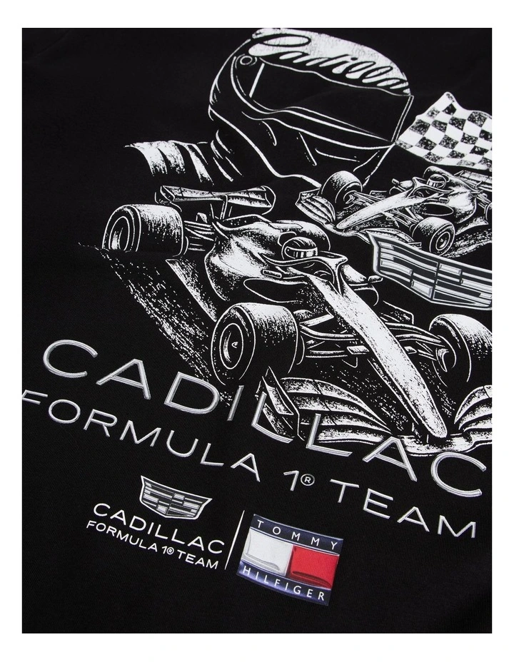 Cadillac Formula 1 Team Back Graphic T-shirt in Black image 6