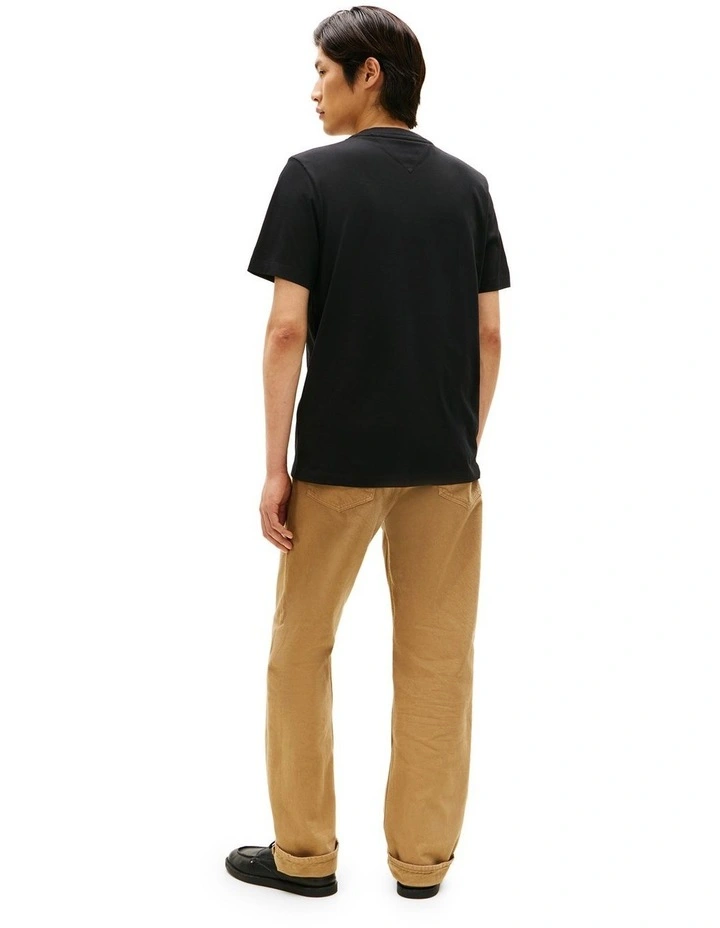 Script Logo Tee in Black image 3