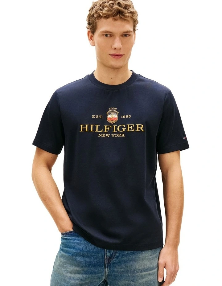 Icon Graphic Tee in Navy image 1