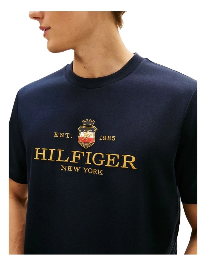 Icon Graphic Tee in Navy image 2