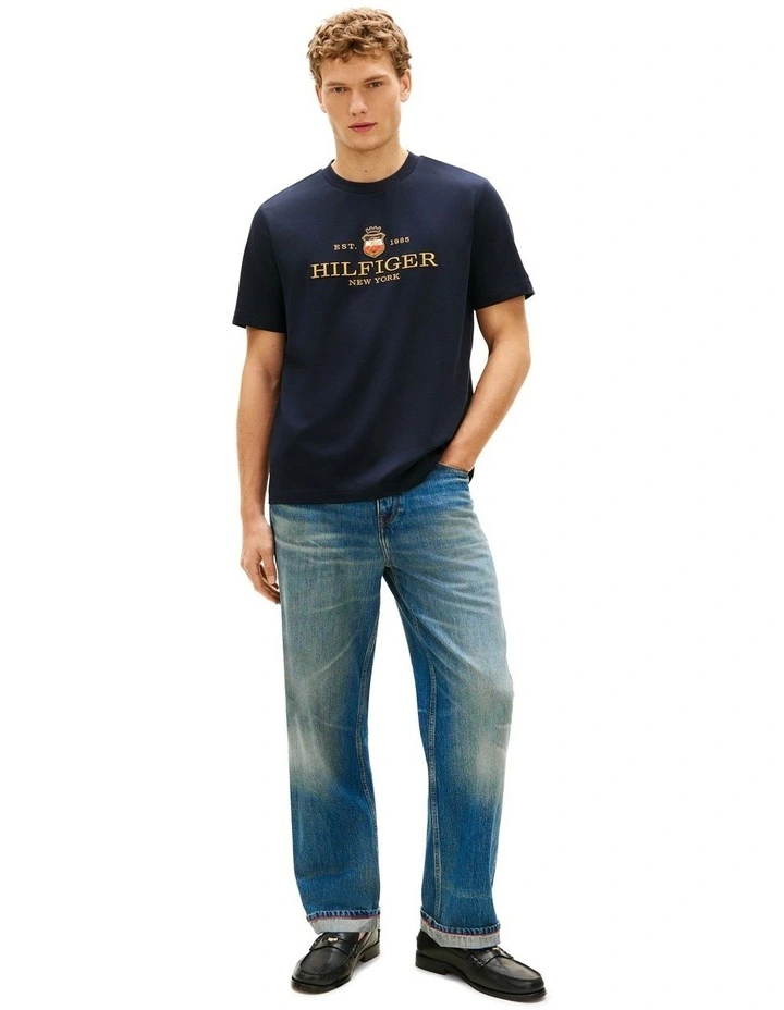 Icon Graphic Tee in Navy image 4