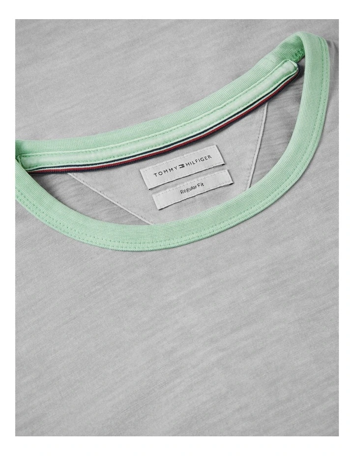 Patch Pocket Washed T-Shirt in Green image 5