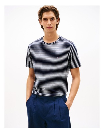 Desert Sky / Ecru Stripe colour