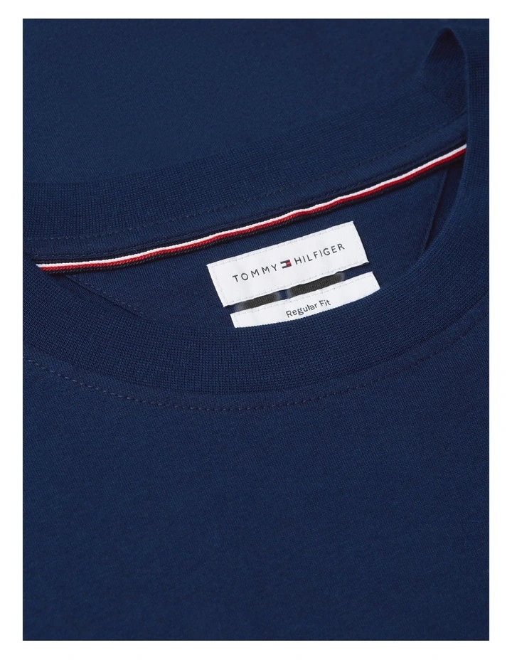 Back Logo Jersey T-Shirt in Navy image 4