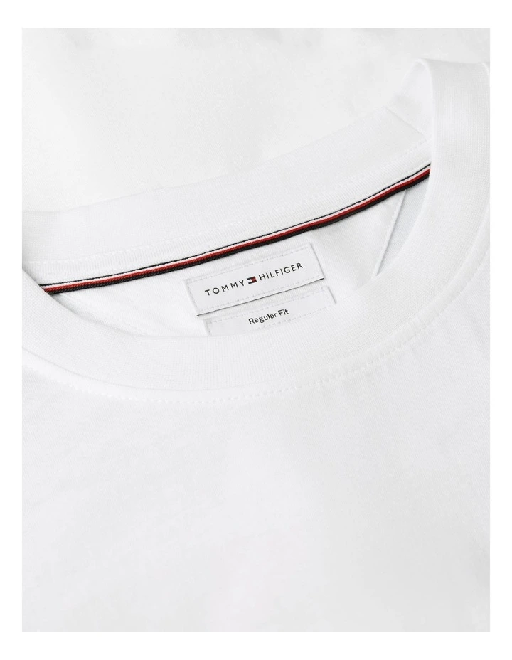 Back Logo Jersey T-Shirt in White image 4