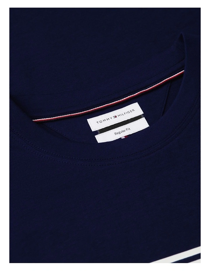 Americana Striped Tee in Navy image 5