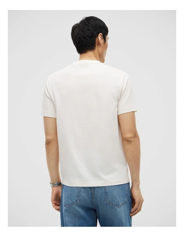 Americana Striped Tee in White image 2