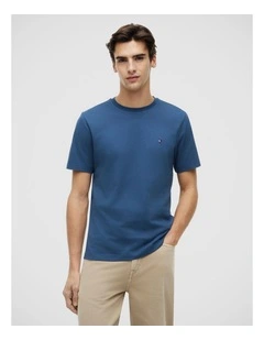 Essential Cotton Tee in Blue