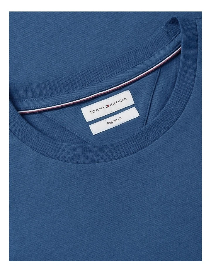 Essential Cotton Tee in Blue image 5