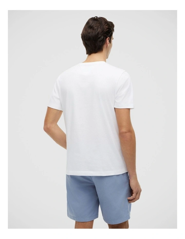 Flag Graphic Jersey T-Shirt in White image 2