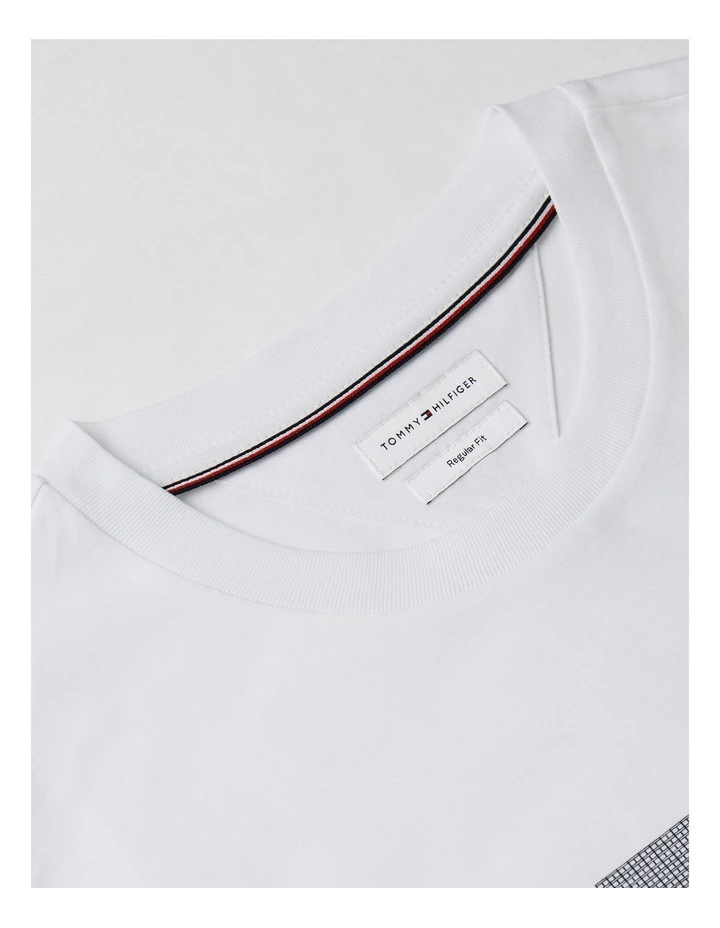 Flag Graphic Jersey T-Shirt in White image 5