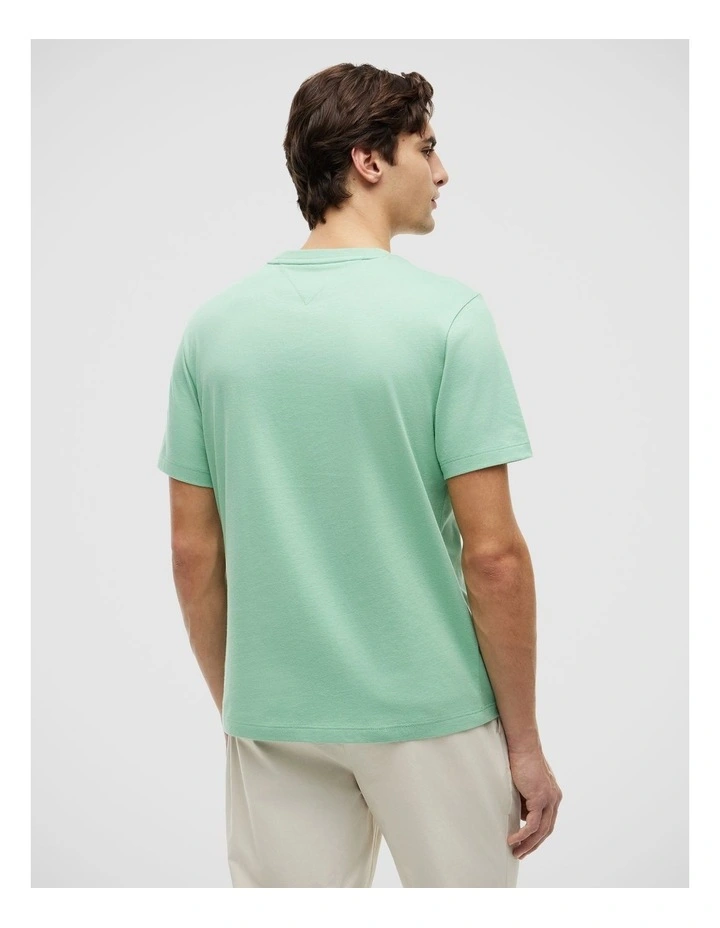 Essential Cotton Tee in Green image 2