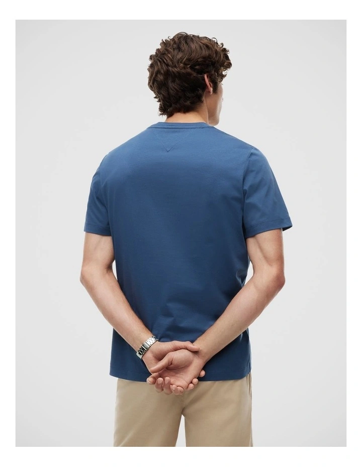 Script Logo Jersey T-Shirt in Blue image 2