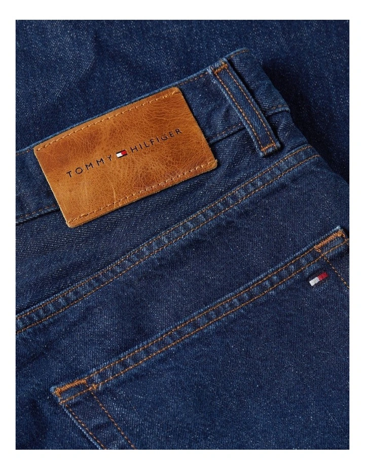 Relaxed Straight Leg Jeans in Blue image 6