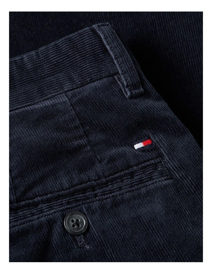 Denton Straight Corduroy Chinos in Navy image 5