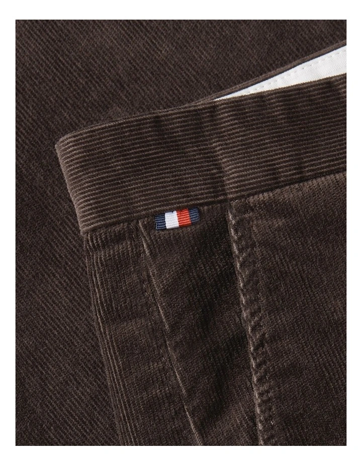 Denton Straight Corduroy Chinos in Brown image 5