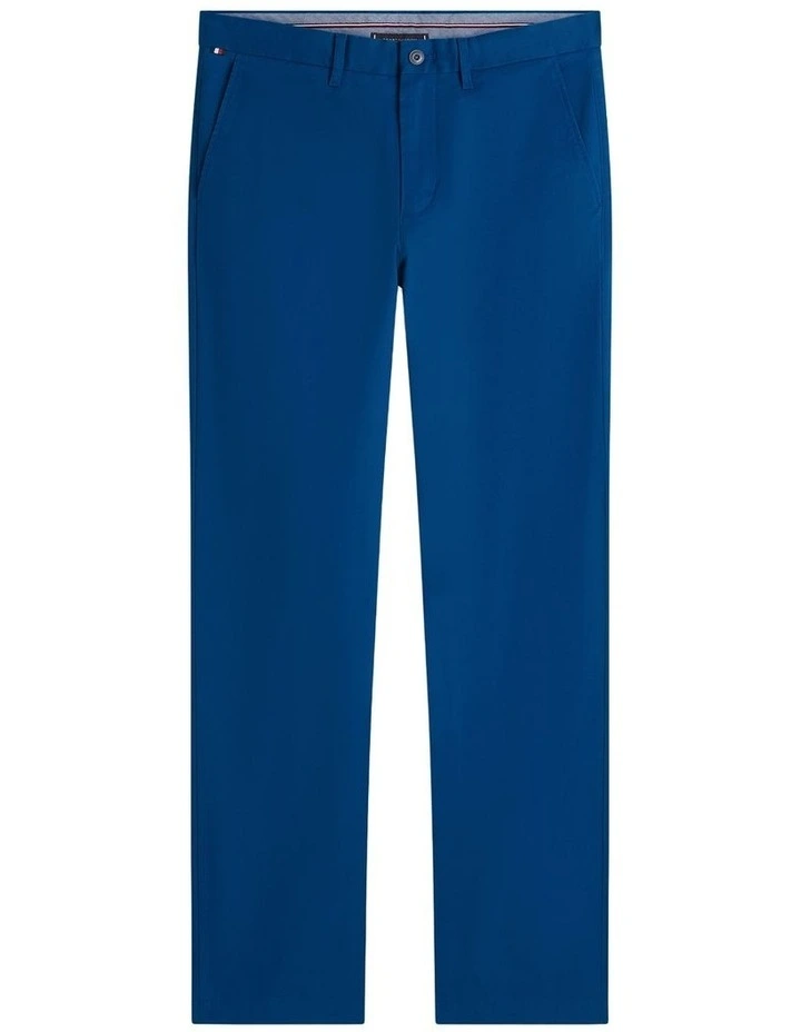 1985 Collection Denton Fitted Chinos in Blue image 7