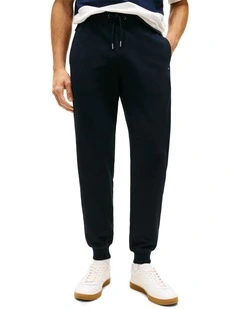 Global Stripe Cuffed Leg Joggers in Navy