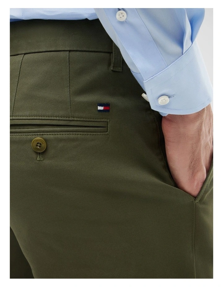 1985 Collection Denton Fitted Chinos in Green image 4