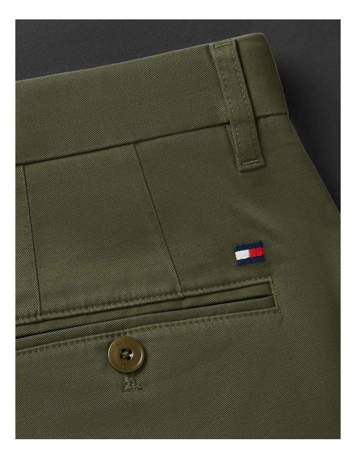 1985 Collection Denton Fitted Chinos in Green image 5