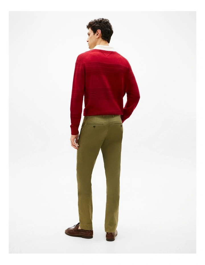 1985 Essential Bleecker Slim Fit Chinos in Green image 2