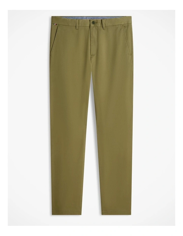 1985 Essential Bleecker Slim Fit Chinos in Green image 7