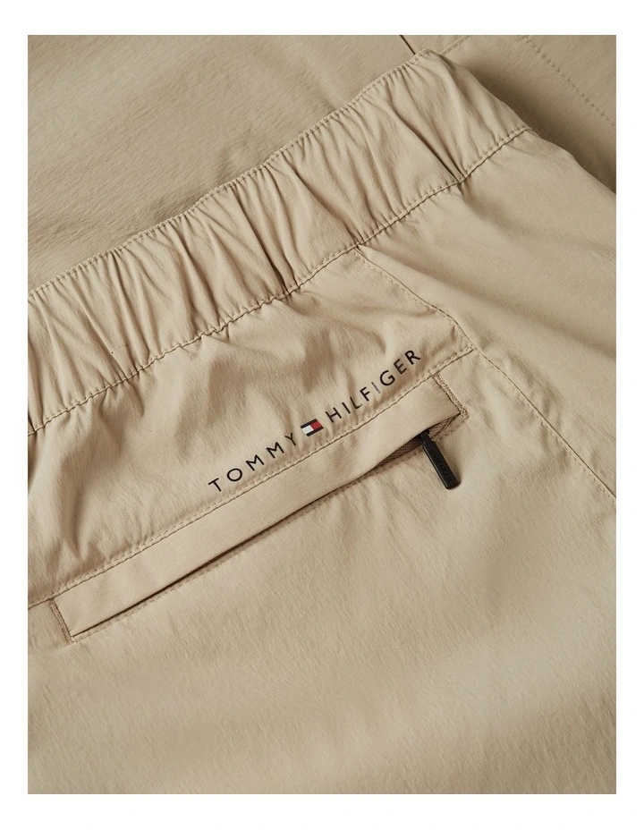Performance Relaxed Utility Shorts in Beige image 4