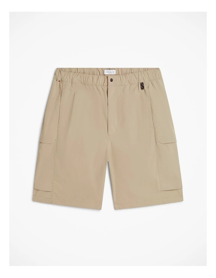 Performance Relaxed Utility Shorts in Beige image 6