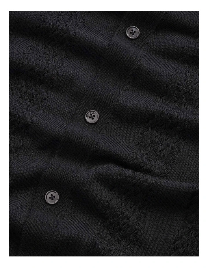 Thor Short Sleeve Cardigan Deep Navy image 5