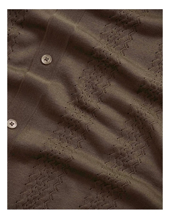 Thor Short Sleeve Cardigan Mable Husk image 5