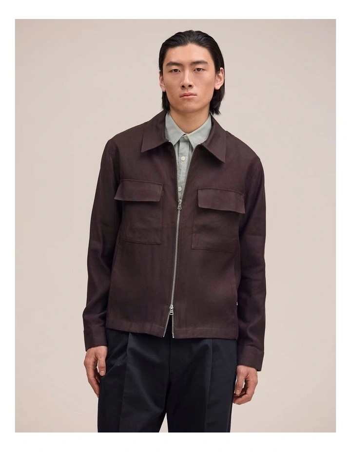 Alban Jacket Deep Truffle image 1