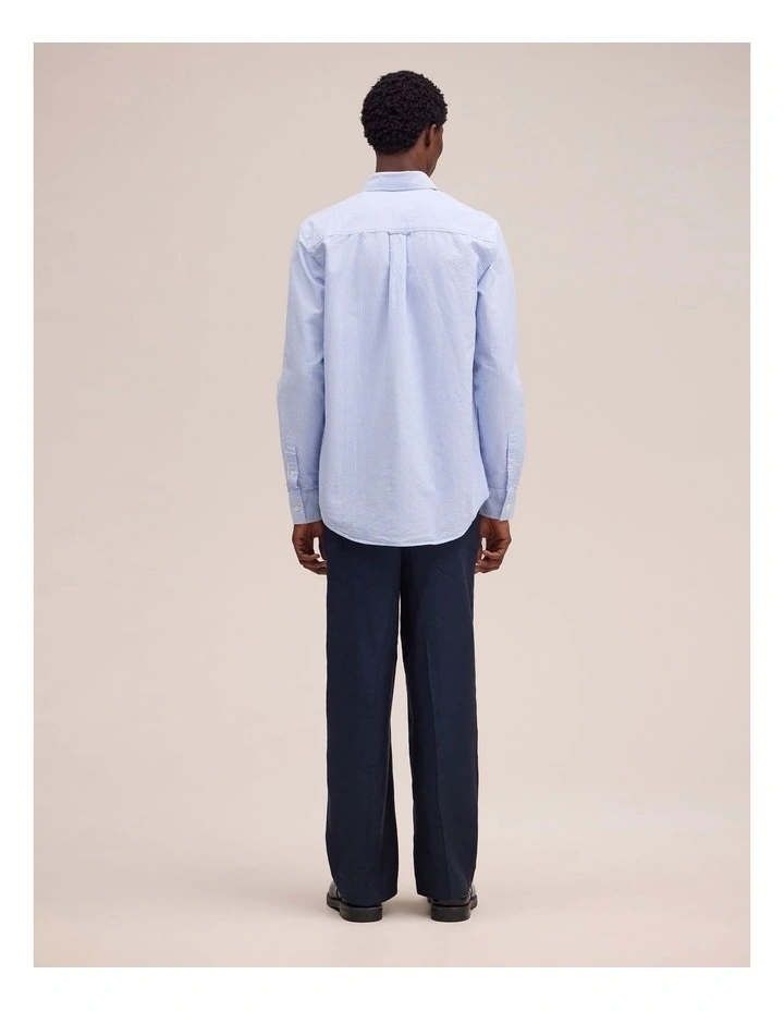 Colby Long Sleeve Shirt Blue Stripe image 2