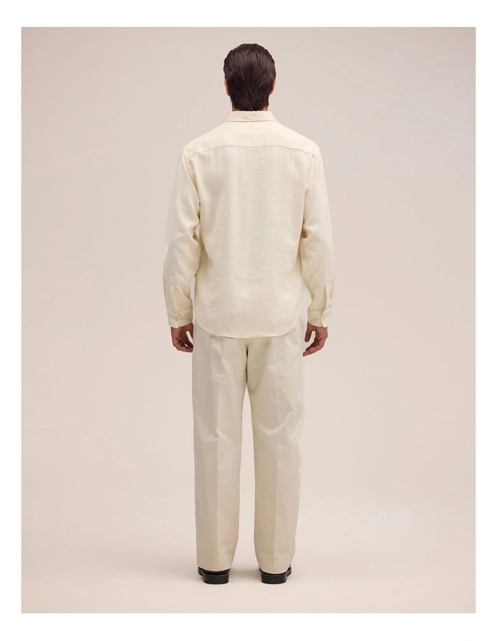 Deon Long Sleeve Shirt Ivory image 2