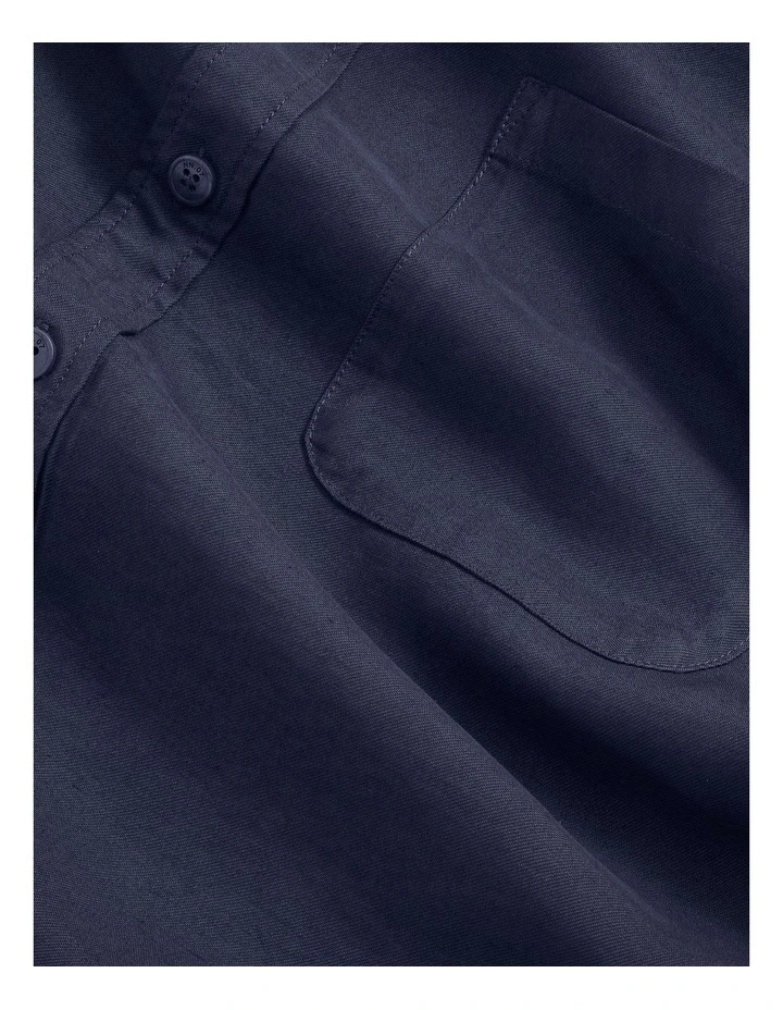 Deon Long Sleeve Shirt Navy Blue image 5
