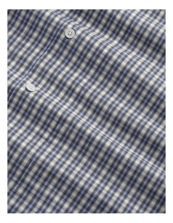 Reed Long Sleeve Shirt Blue Check image 5