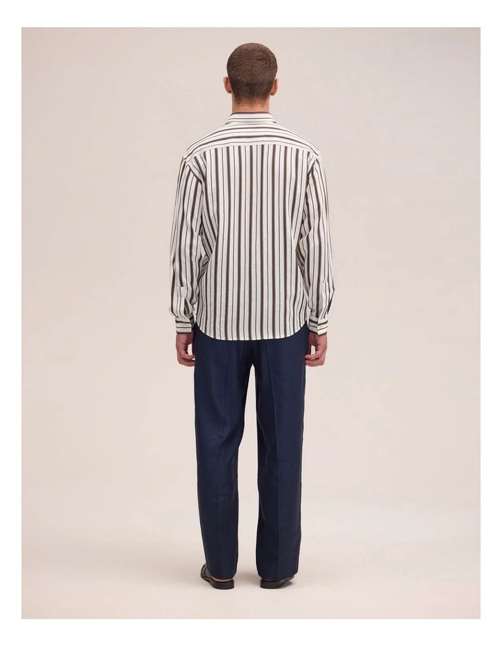 Deon Long Sleeve Shirt Deep Truffle image 2