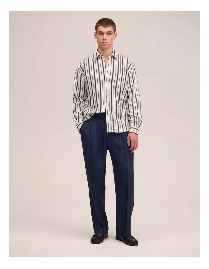 Deon Long Sleeve Shirt Deep Truffle image 3
