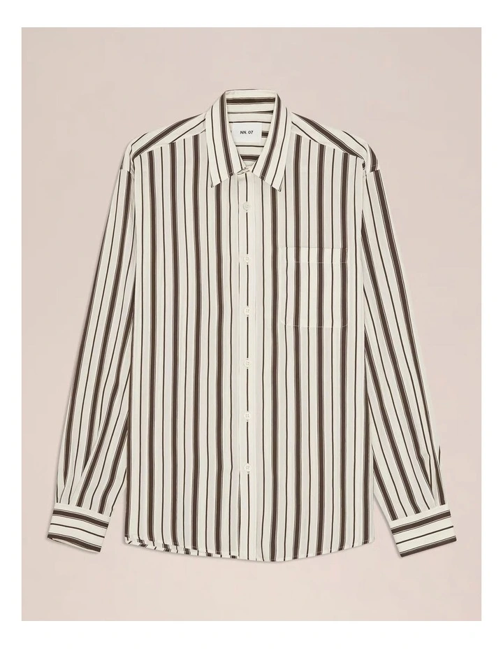 Deon Long Sleeve Shirt Deep Truffle image 4