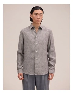 Enzo Long Sleeve Shirt Clay Stripe