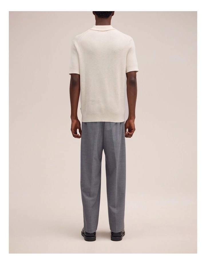 Hansie Zip Polo Ivory image 2